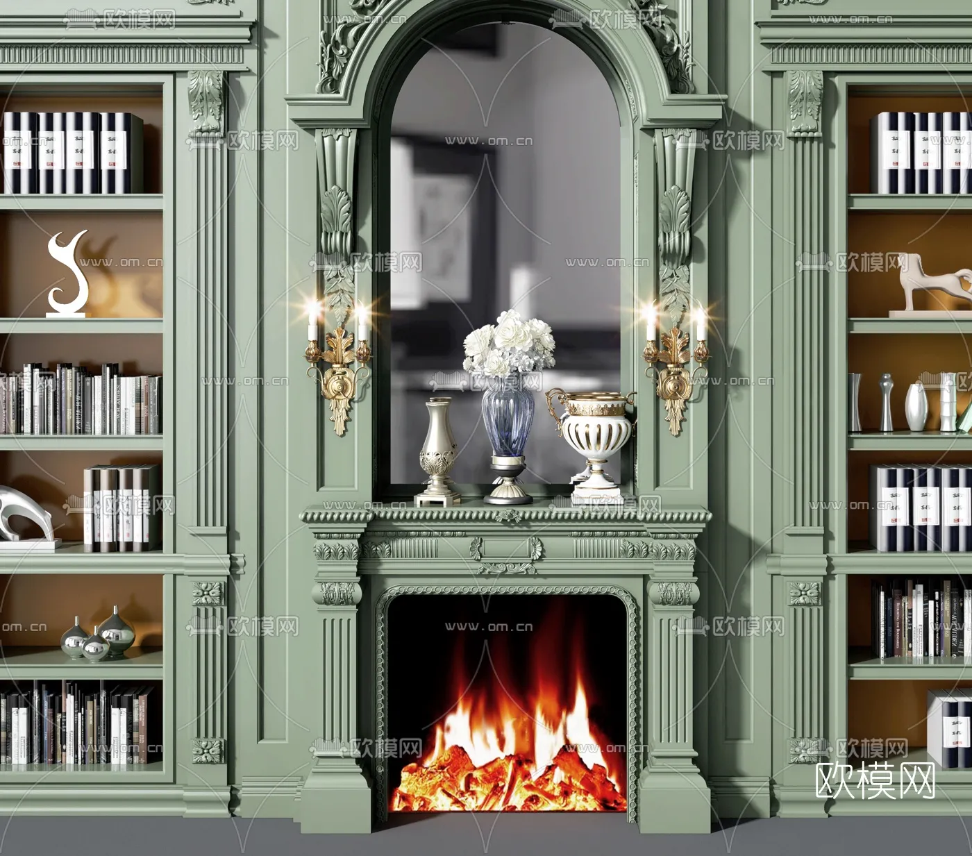 CLASSIC – FIREPLACE 3DMODELS – 038