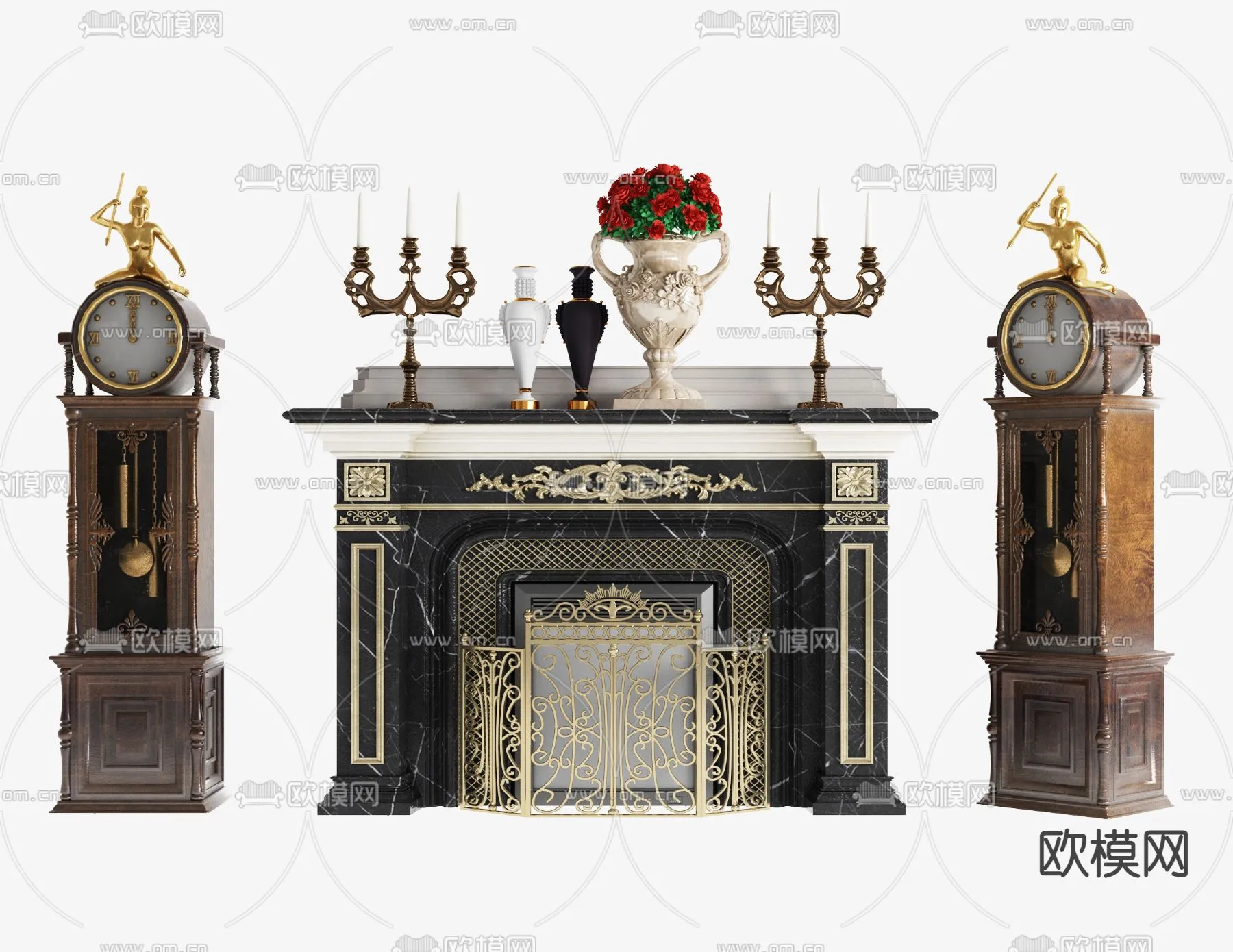 CLASSIC – FIREPLACE 3DMODELS – 065