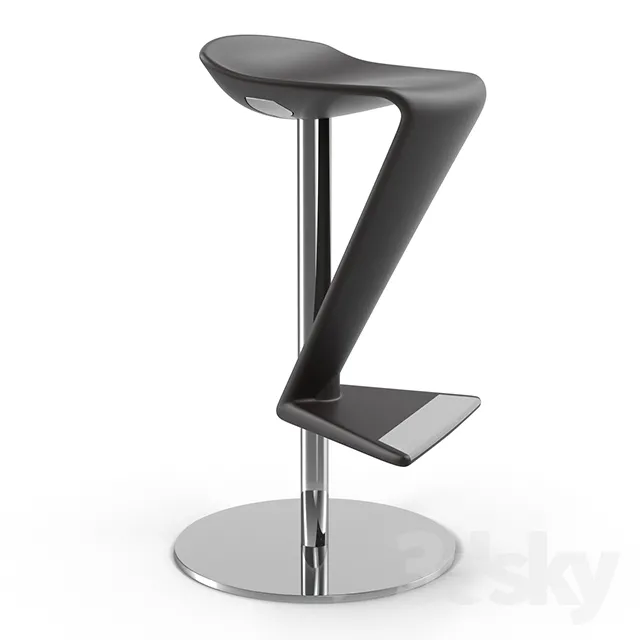 3DS MAX – Chair – Stool – 1702