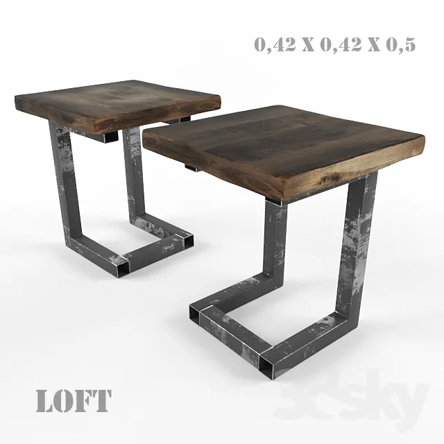 3DS MAX – Chair – Stool – 1703