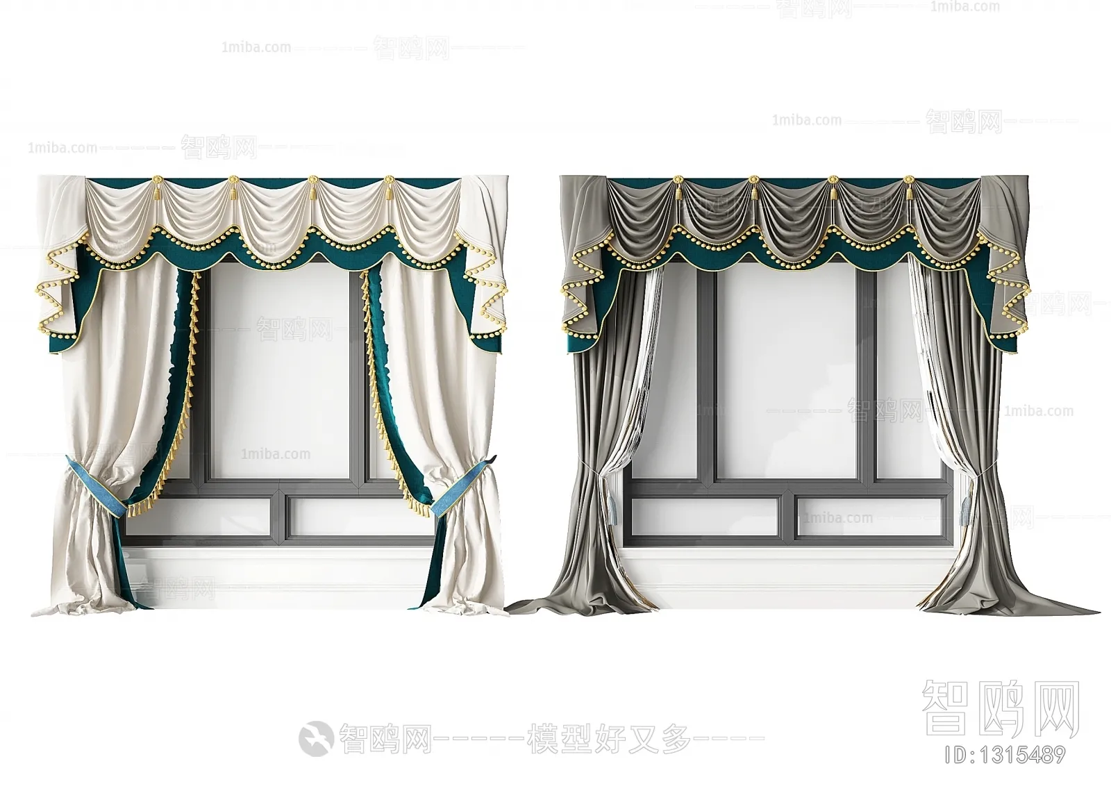 CLASSIC – CURTAIN 3DSMODELS – 001