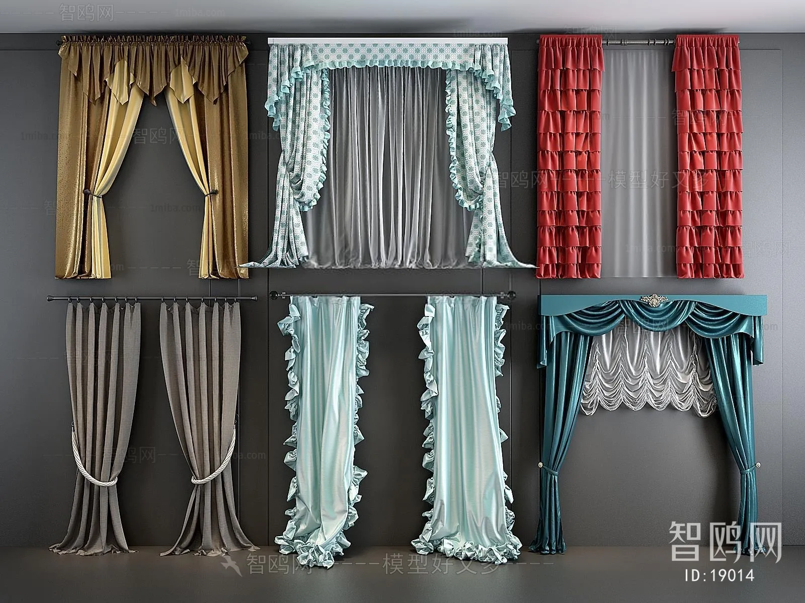 CLASSIC – CURTAIN 3DSMODELS – 028