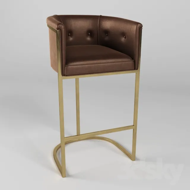 3DS MAX – Chair – Stool – 1729