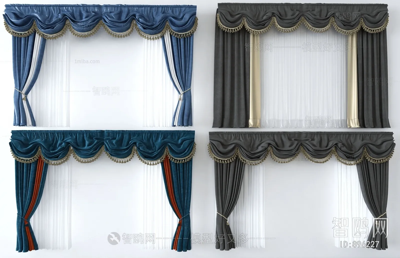 CLASSIC – CURTAIN 3DSMODELS – 065