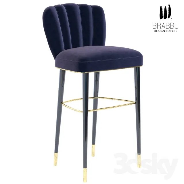 3DS MAX – Chair – Stool – 1776