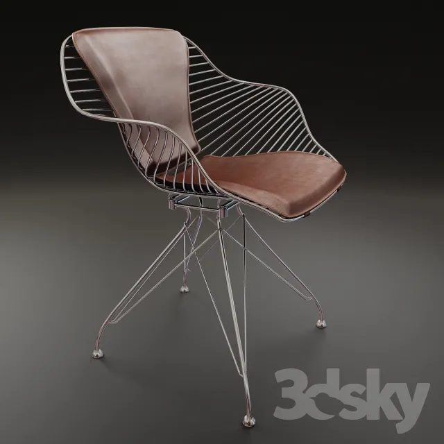 3DS MAX – Chair – Stool – 1777