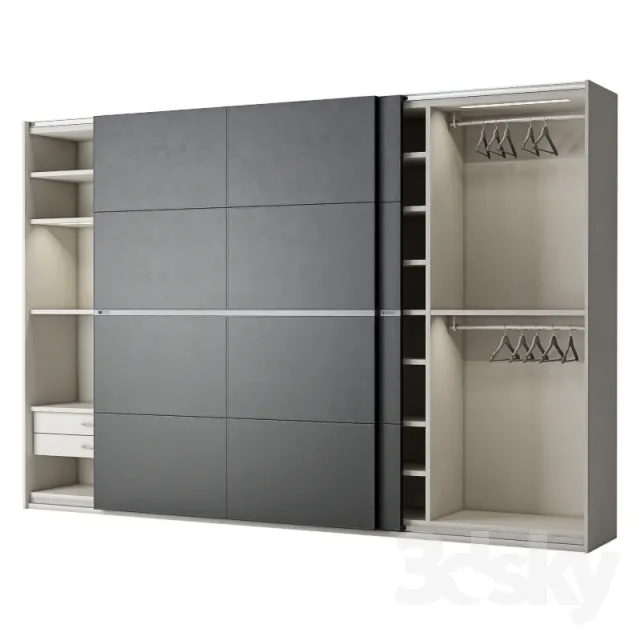 3DS MAX – Shelf – Wardrobe – 181