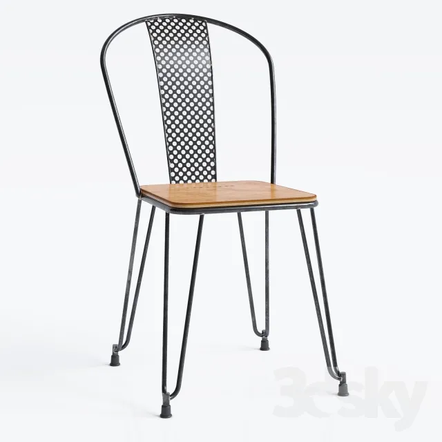 3DS MAX – Chair – Stool – 1840