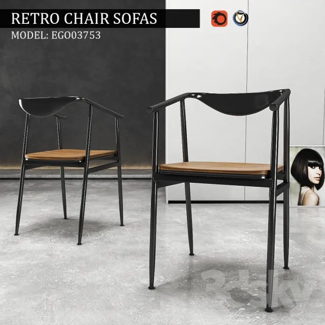 3DS MAX – Chair – Stool – 1861