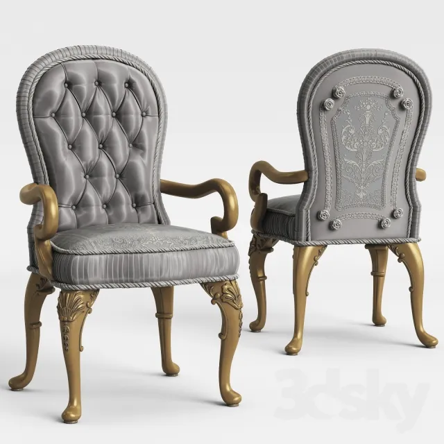 3DS MAX – Chair – Stool – 1878