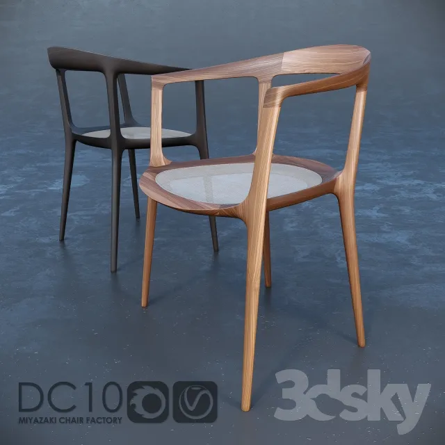 3DS MAX – Chair – Stool – 1899