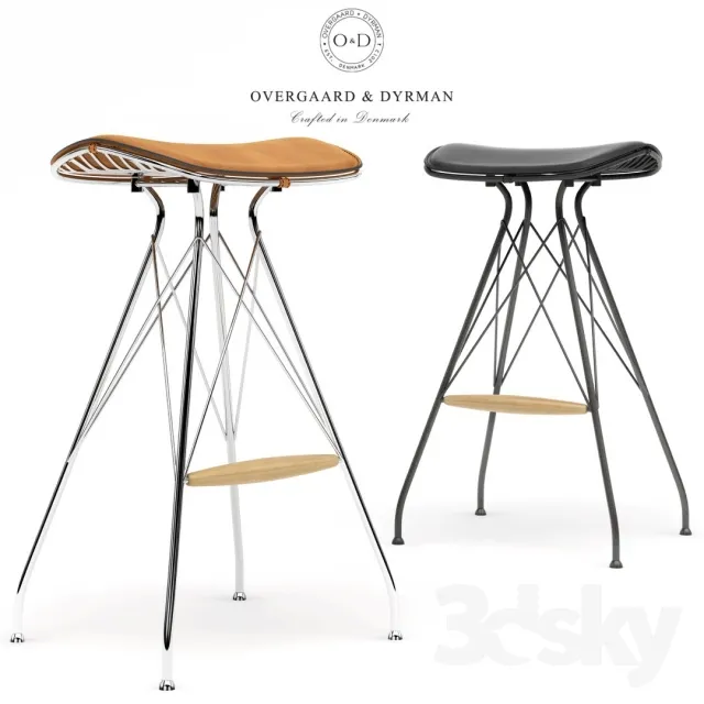 3DS MAX – Chair – Stool – 1902