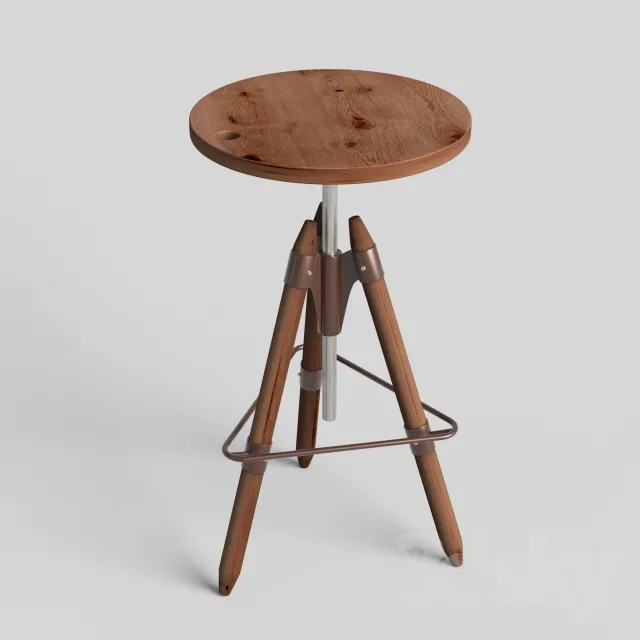 3DS MAX – Chair – Stool – 1905