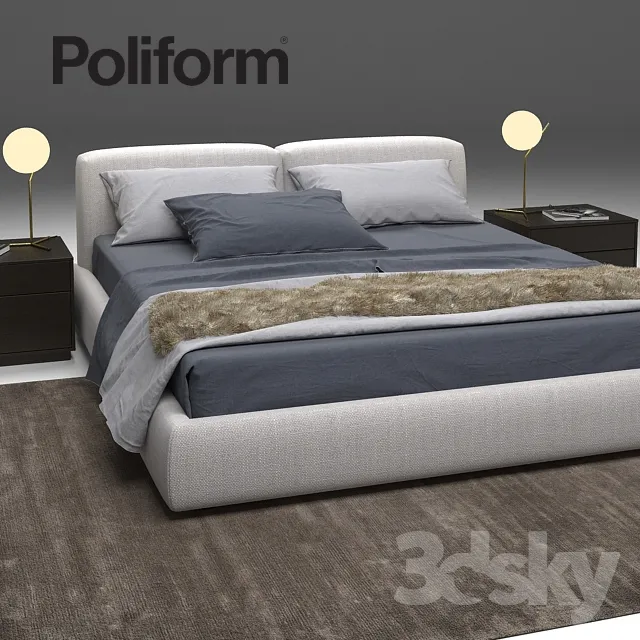 3DS MAX – Bed – 2031