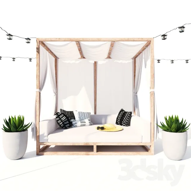 3DS MAX – Bed – 2033