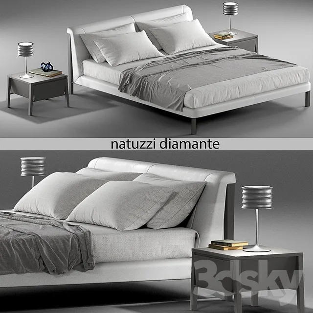 3DS MAX – Bed – 2044
