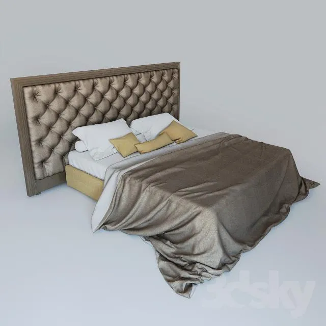 3DS MAX – Bed – 2106