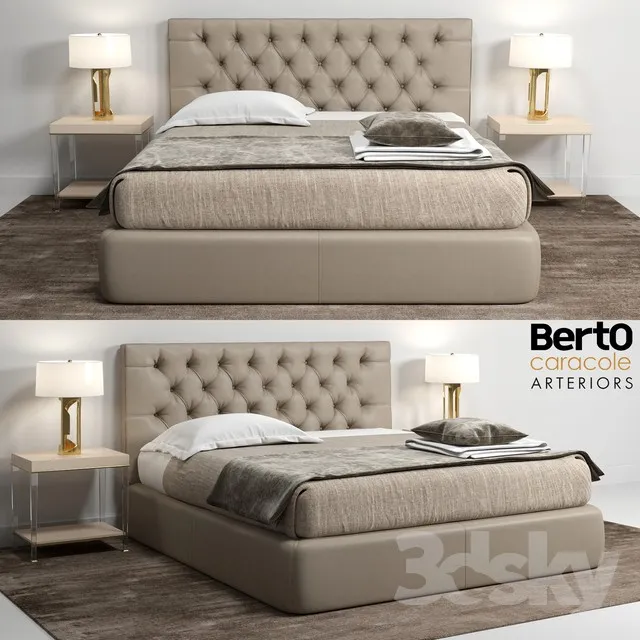 3DS MAX – Bed – 2127