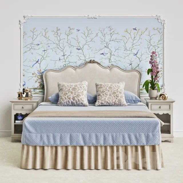 3DS MAX – Bed – 2137