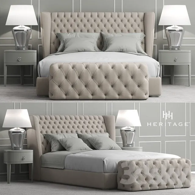 3DS MAX – Bed – 2139