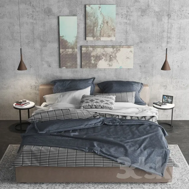 3DS MAX – Bed – 2147