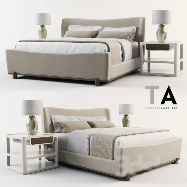 3DS MAX – Bed – 2161