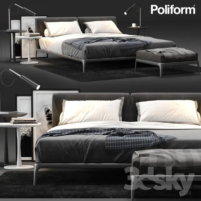 3DS MAX – Bed – 2184