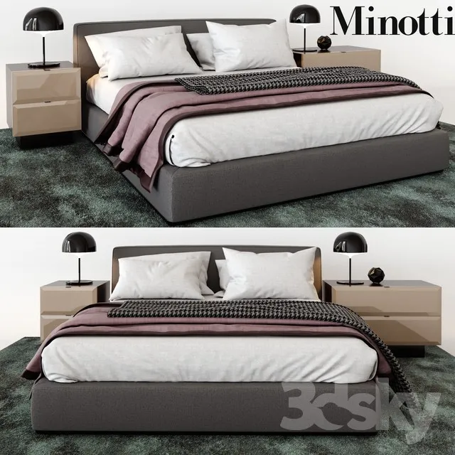 3DS MAX – Bed – 2185