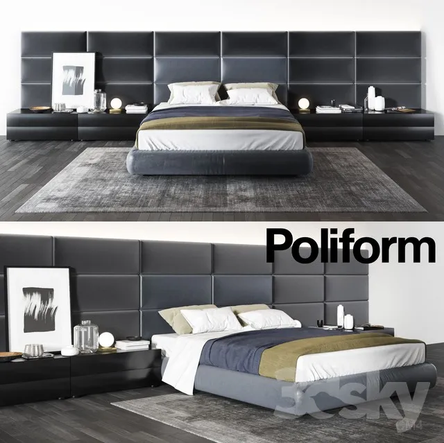 3DS MAX – Bed – 2188