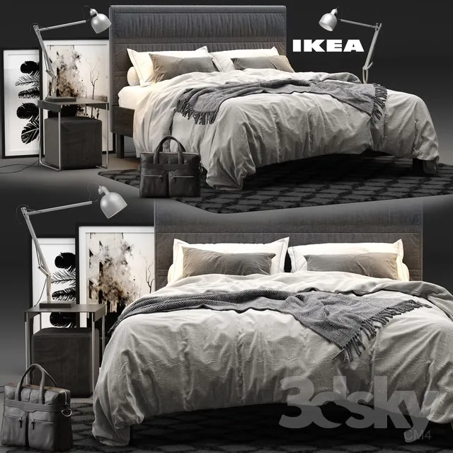 3DS MAX – Bed – 2204