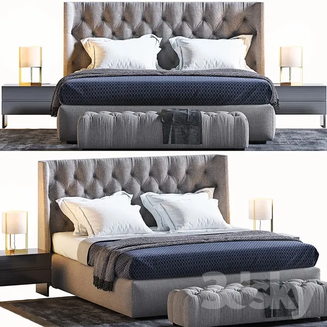 3DS MAX – Bed – 2207