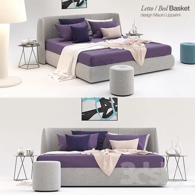3DS MAX – Bed – 2215
