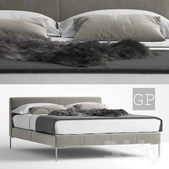 3DS MAX – Bed – 2237