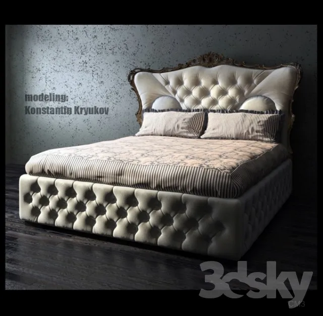 3DS MAX – Bed – 2239