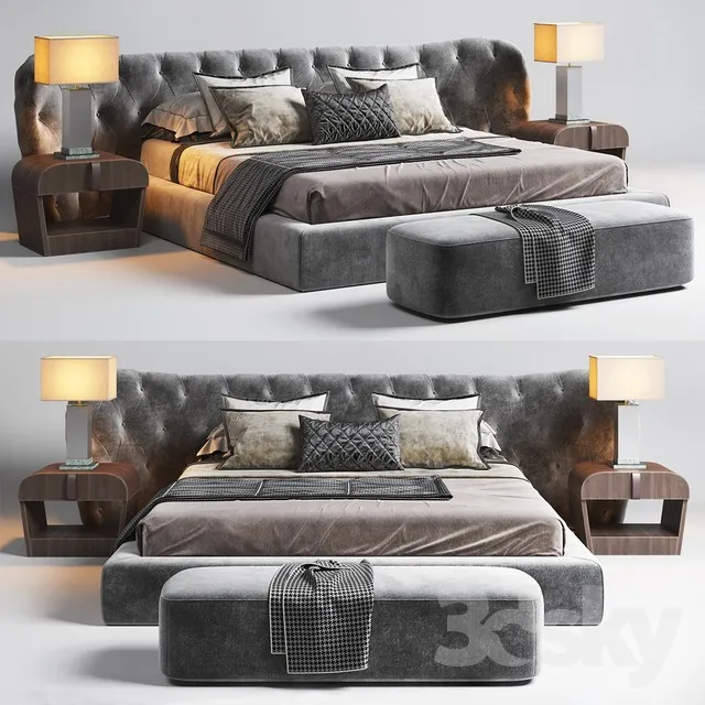 3DS MAX – Bed – 2244