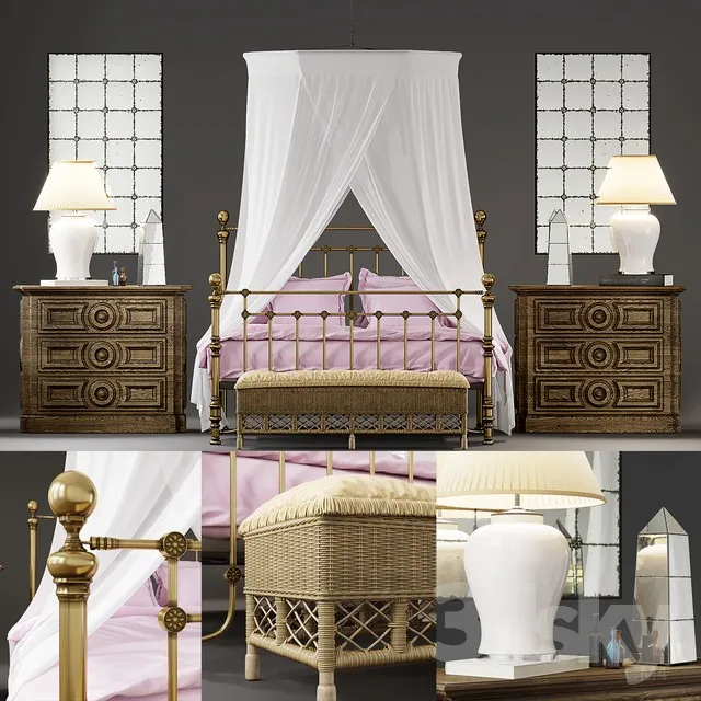 3DS MAX – Bed – 2251