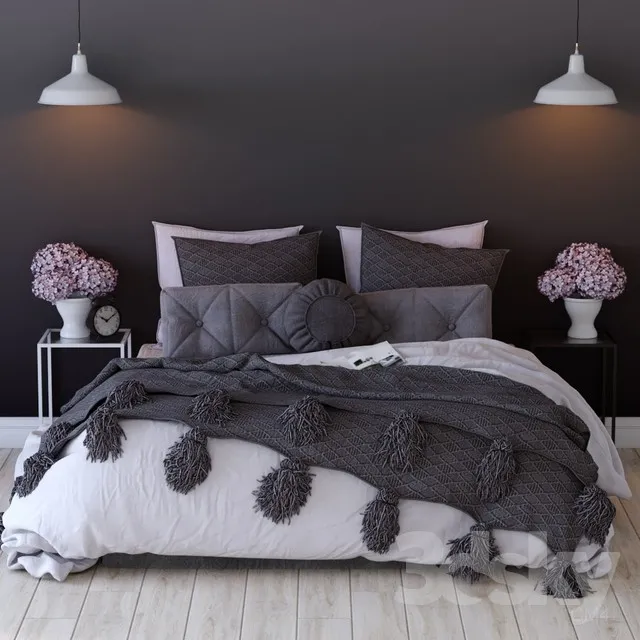 3DS MAX – Bed – 2252