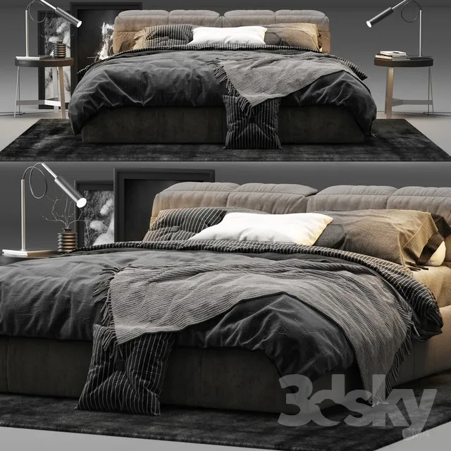 3DS MAX – Bed – 2256