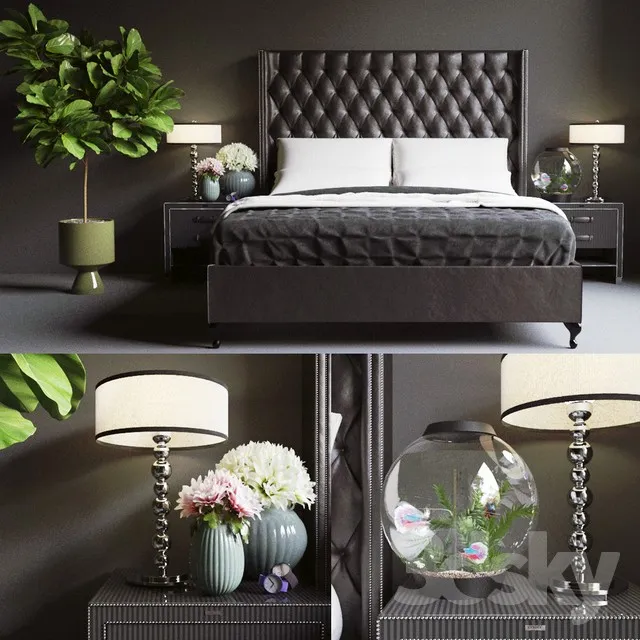 3DS MAX – Bed – 2260