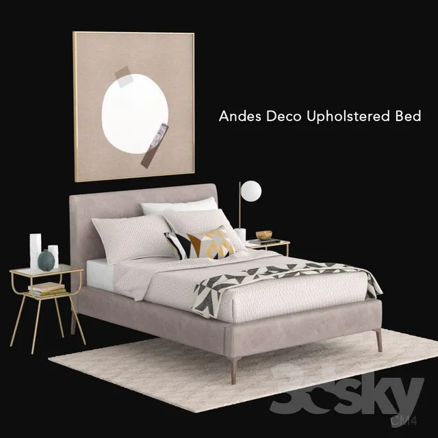 3DS MAX – Bed – 2263