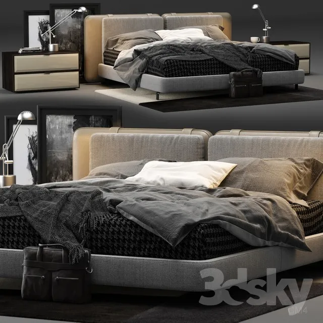 3DS MAX – Bed – 2265