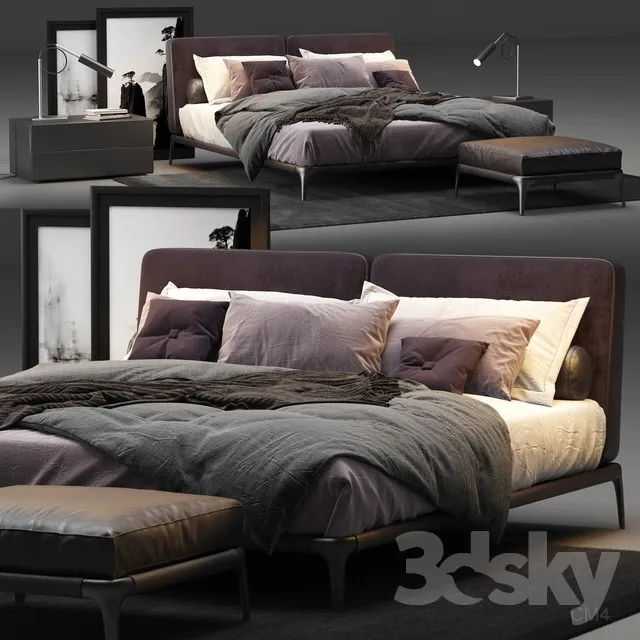 3DS MAX – Bed – 2268