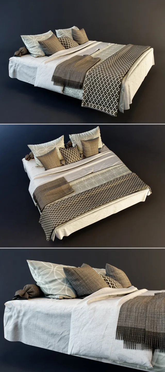 3DS MAX – Bed – 2275