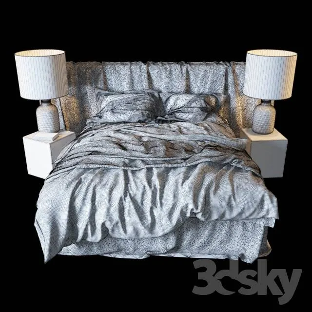 3DS MAX – Bed – 2278