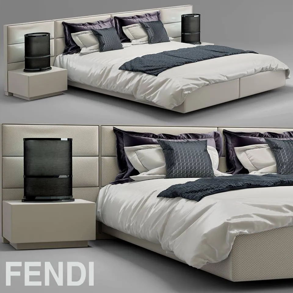 3DS MAX – Bed – 2293