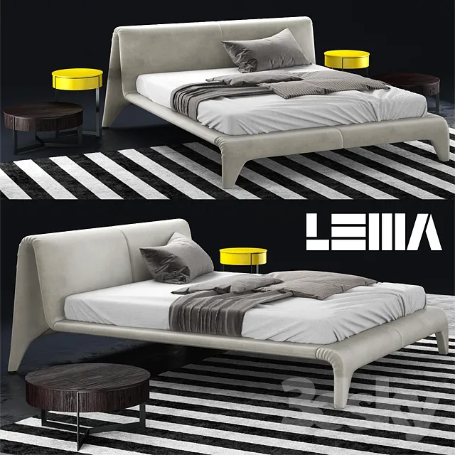 3DS MAX – Bed – 2298