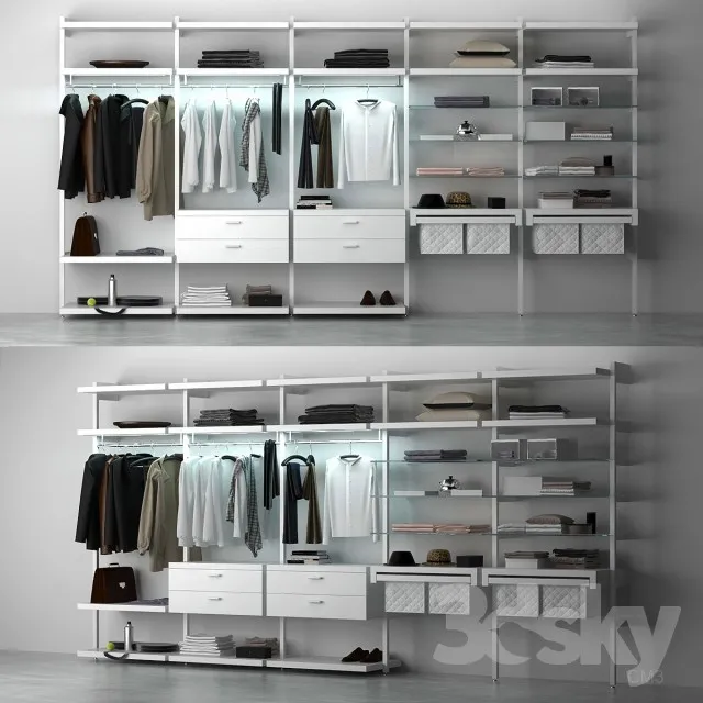 3DS MAX – Shelf – Wardrobe – 231
