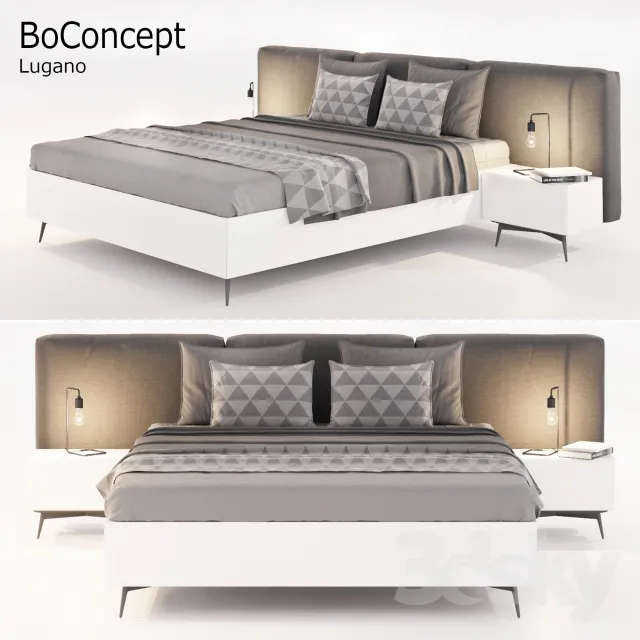 3DS MAX – Bed – 2305