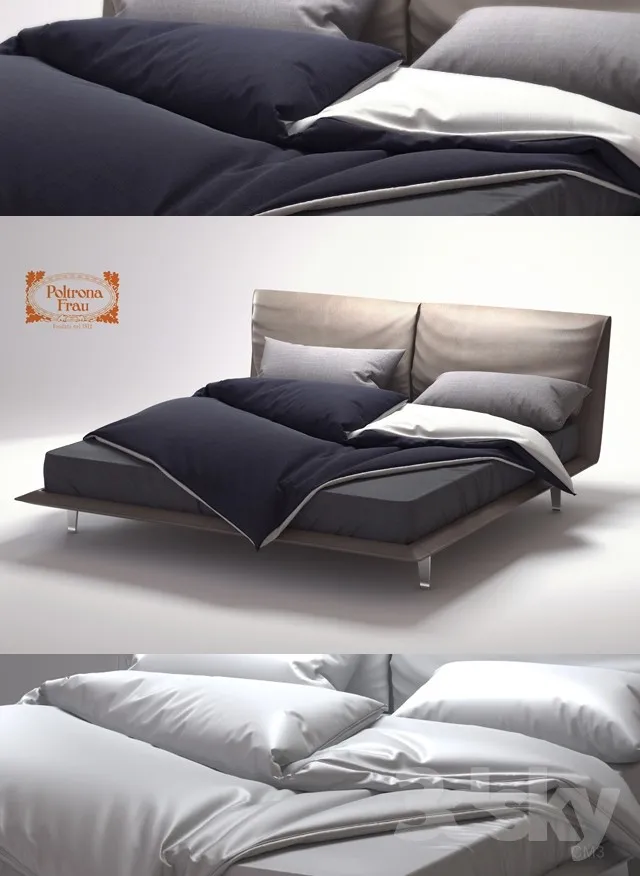 3DS MAX – Bed – 2319