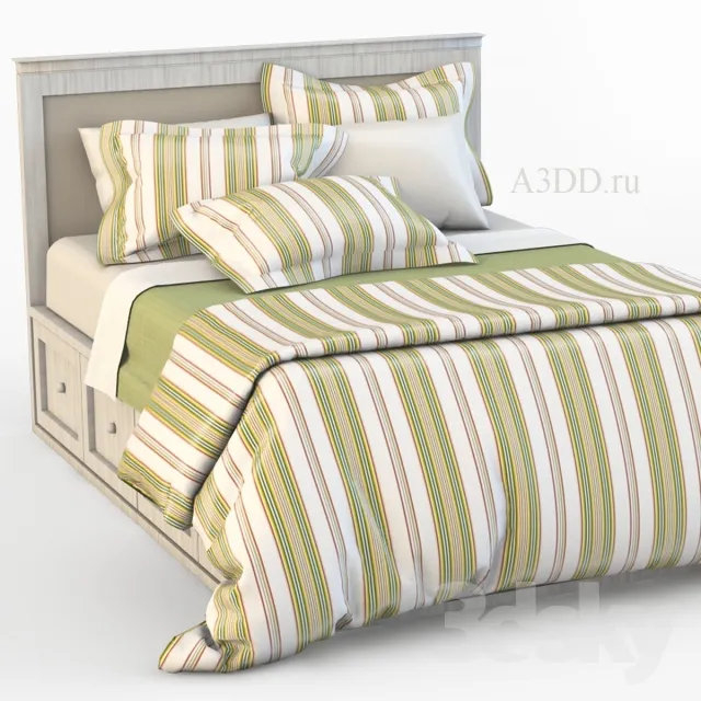 3DS MAX – Bed – 2323